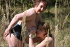 KinkyCarol Pictures - Lesbo Fun With Claire In The Woods Pt2